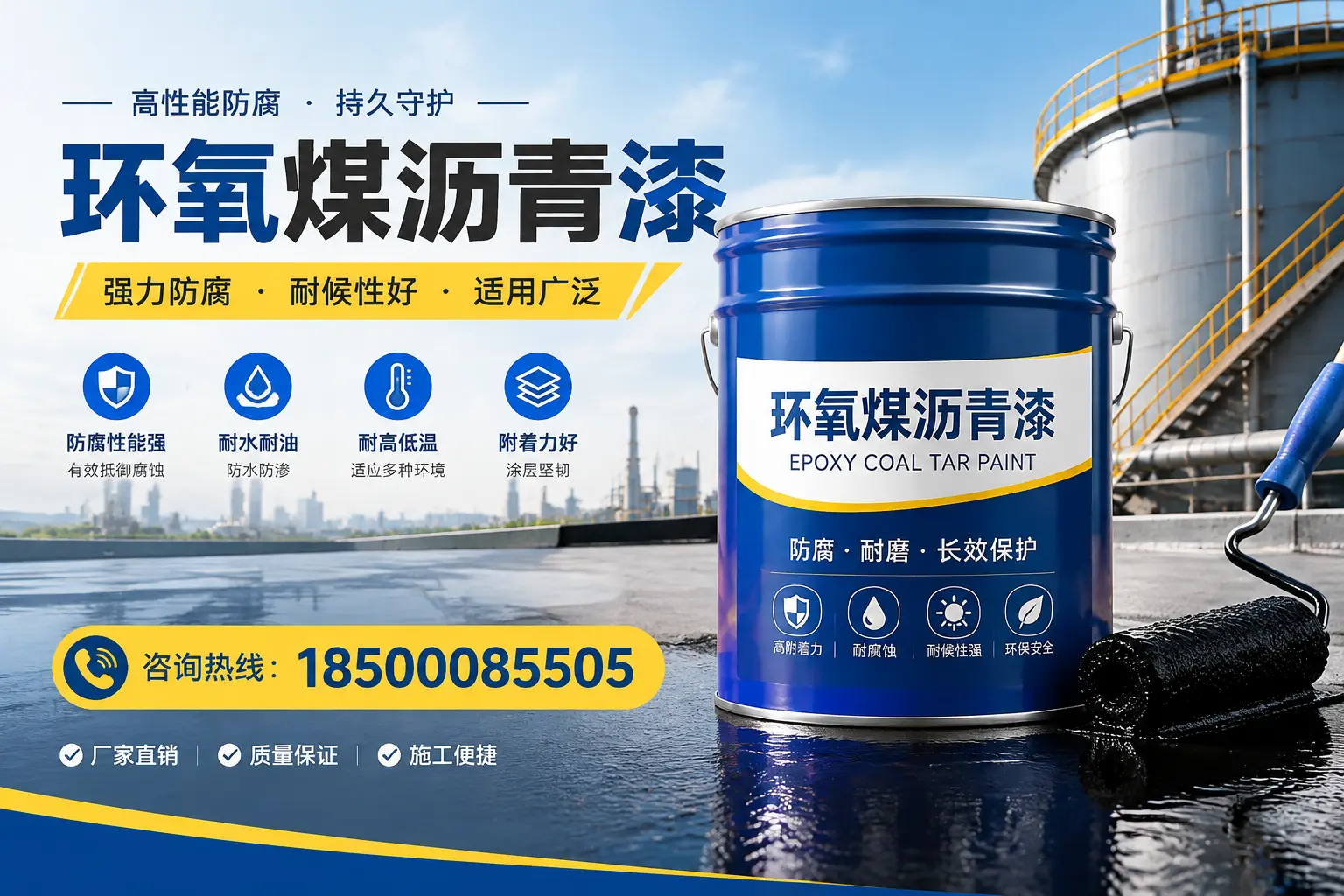 环氧煤沥青漆的储存与运输注意事项,河西企业须知